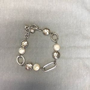 Brighton Pebble and Pearl Bracelet